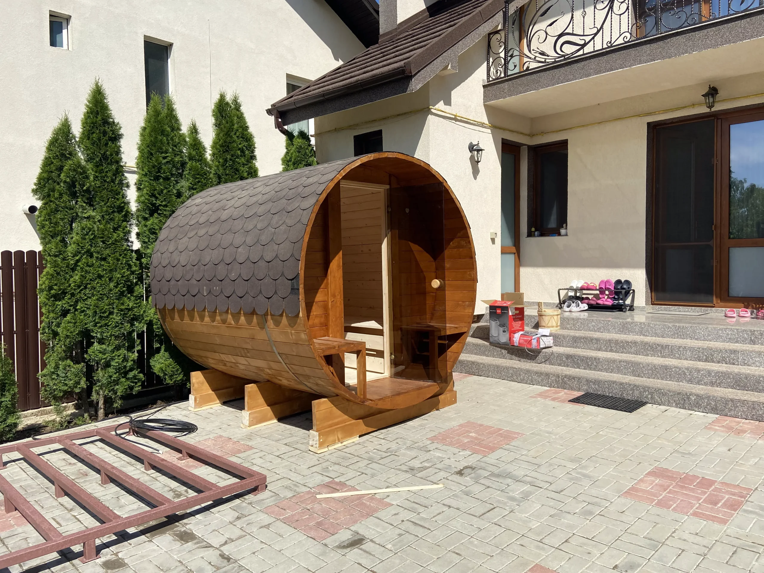 Sauna 4 persoane 2500mm x 2200mm Sauna 4 persoane 2500mm x 2200mm