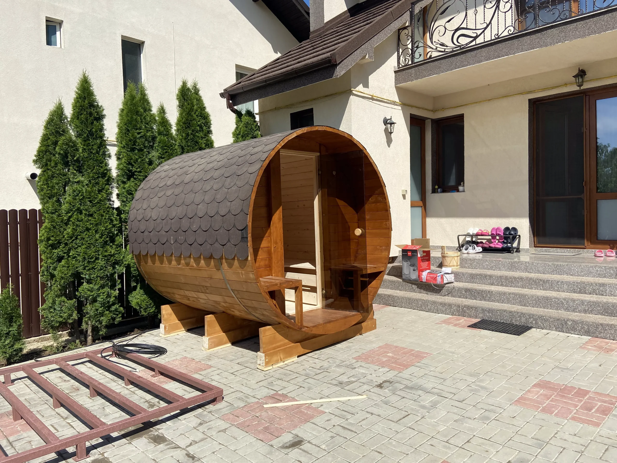 Sauna 4 persoane 2500mm x 2200mm Sauna 4 persoane 2500mm x 2200mm