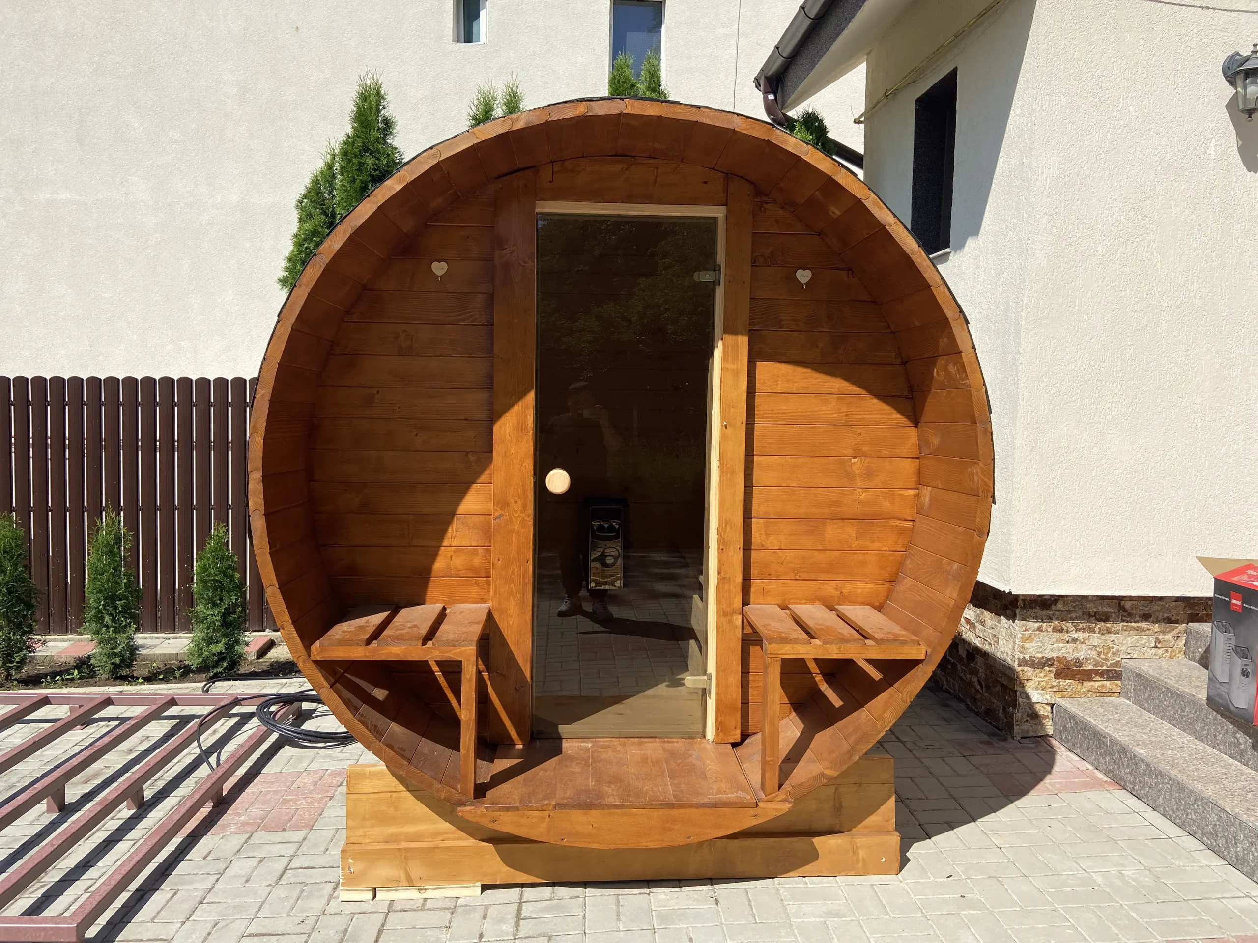 Sauna 4 persoane 2500mm x 2200mm Sauna 4 persoane 2500mm x 2200mm